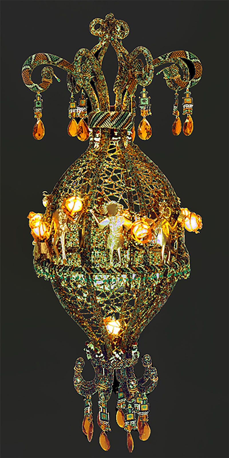 4RDesigned and Created by Heather n partnership with Mandela and his daughter Zindzi, for an aids auction, This chandelier was purchased for Julia Roberts by Joe Vance, her designer. Designed and Created by Heather n partnership with Mandela and his daughter Zindzi, for an aids auction, This chandelier was purchased for Julia Roberts by Joe Vance, her designer.